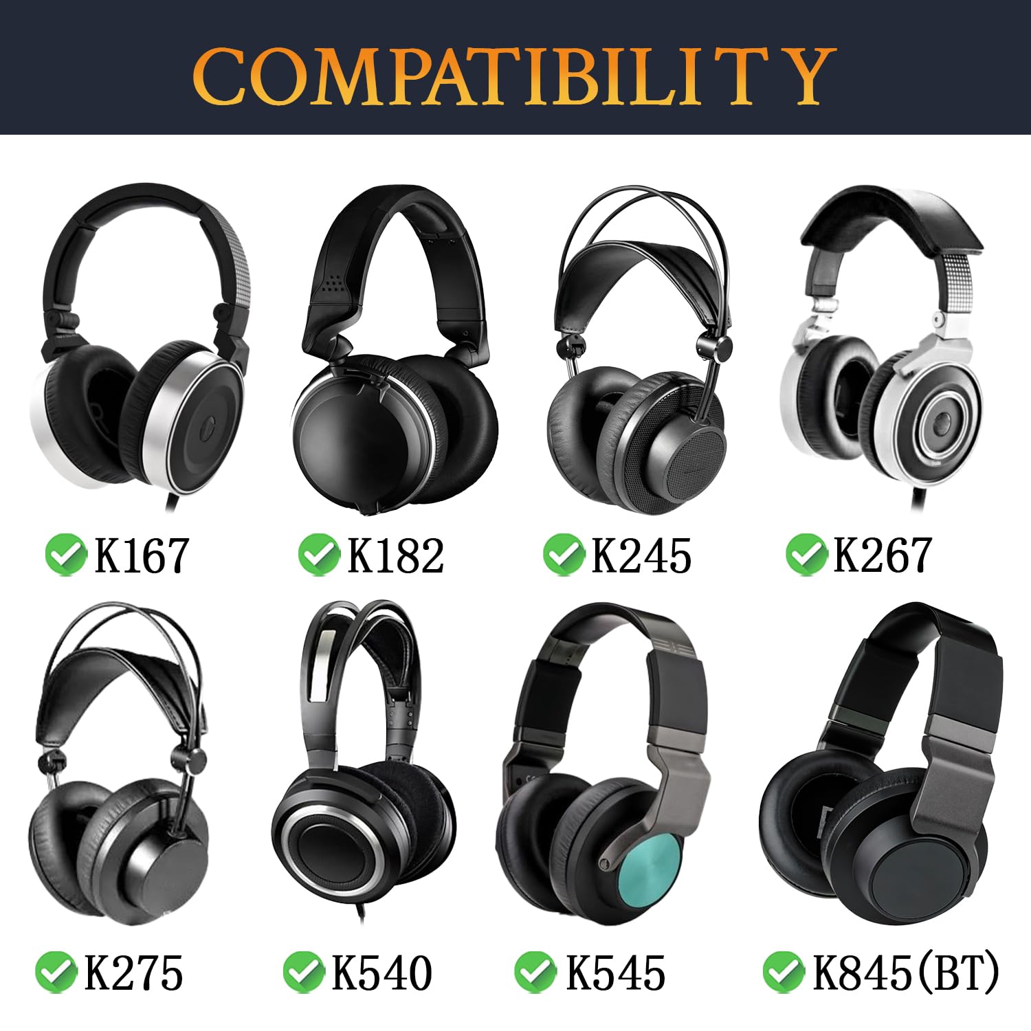 Amazon | SOULWIT メッシュ イヤーパッド for AKG K845/K275/K245/K182